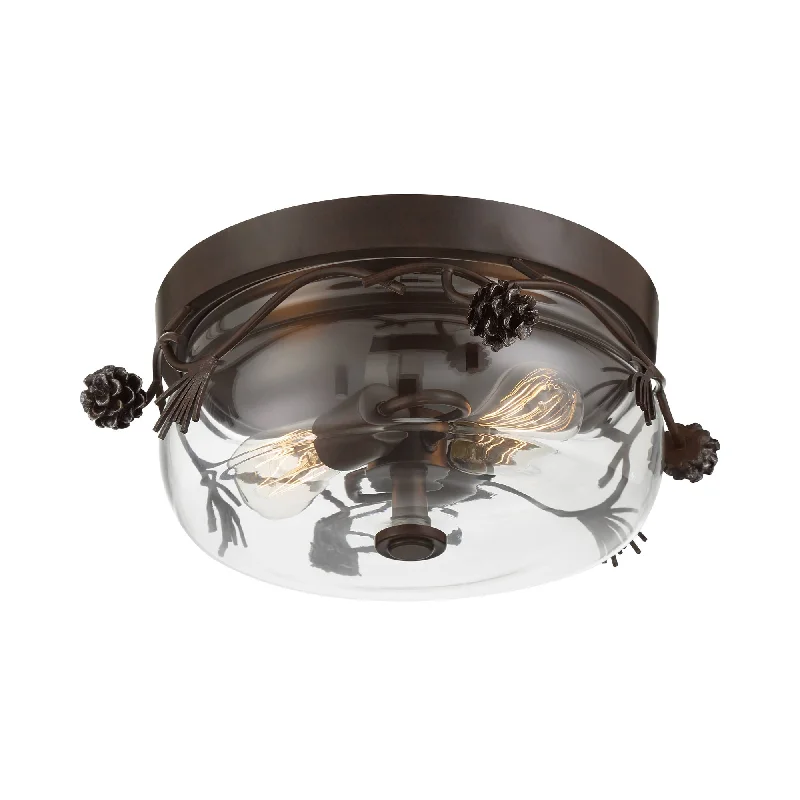 Track lighting for accentuating artworksPonderosa Ridge Outdoor Flush Mount Ceiling Light