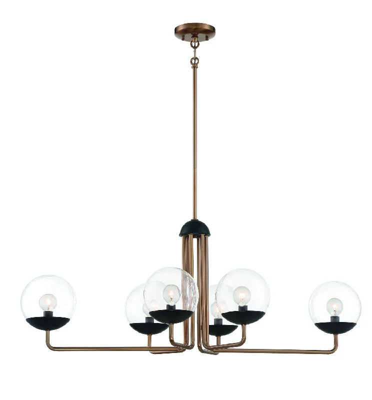Track lighting with clear glass shadesOuter Limits Island Pendant