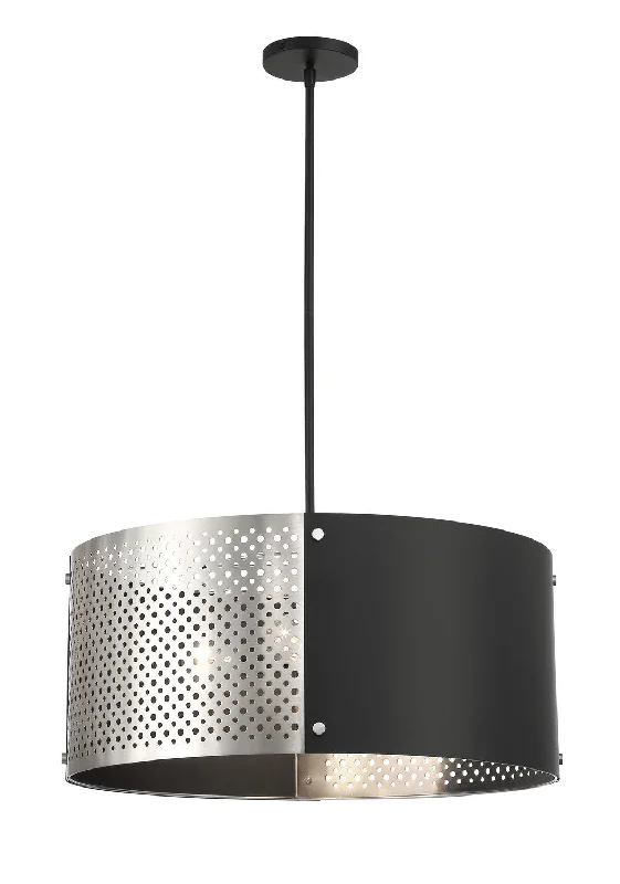 Track lighting with a decorative track designNoho Chandelier