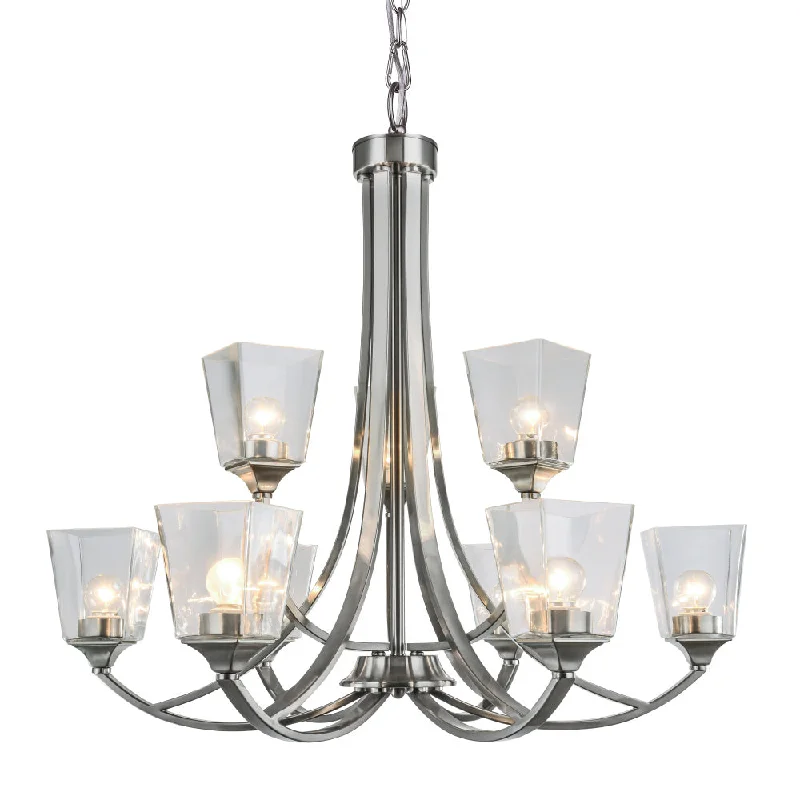 Chandeliers with Multiple Lights for Maximum IlluminationChandeliers with Multiple Lights for Maximum IlluminationRevolution Mistee 4489BNSD Chandelier Light - Brushed Nickel