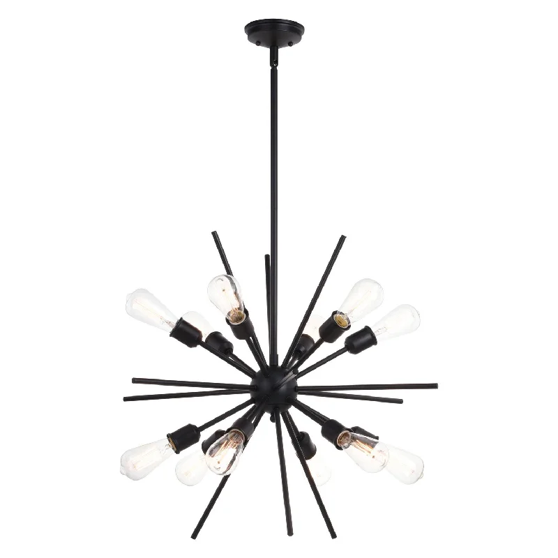 Small Chandeliers for Compact RoomsSmall Chandeliers for Compact RoomsVaxcel Estelle P0343 Chandelier Light - Matte Black