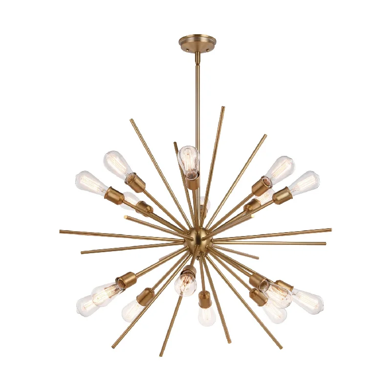 Rustic Wood Chandeliers for Country - Style HousesRustic Wood Chandeliers for Country - Style HousesVaxcel Estelle P0344 Chandelier Light - Natural Brass