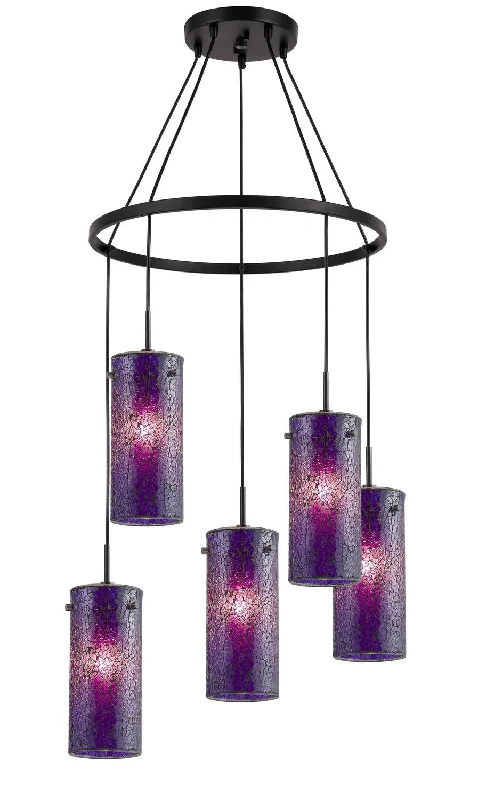 Mid - Century Modern Chandeliers for Vintage AppealMid - Century Modern Chandeliers for Vintage AppealWoodbridge Tube 13428MEB-M10PUR Chandelier Light - Bronze