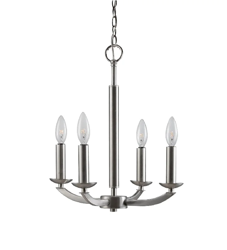 Chandeliers with Clear Crystal for a Sparkling EffectChandeliers with Clear Crystal for a Sparkling EffectWoodbridge Lola 14414STN Chandelier Light - Satin Nickel