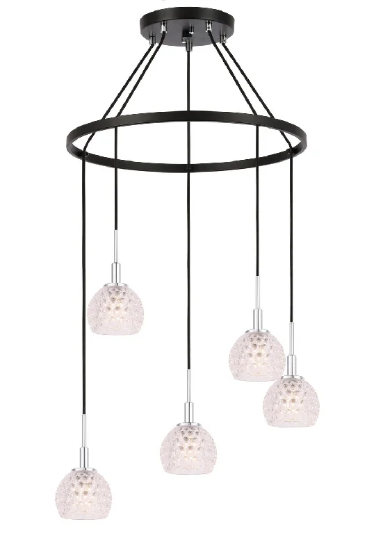 Chandeliers with Adjustable Arms for Directional LightingChandeliers with Adjustable Arms for Directional LightingWoodbridge Elise 21028CHZ-C00510 Chandelier Light - Chrome/ Bronze