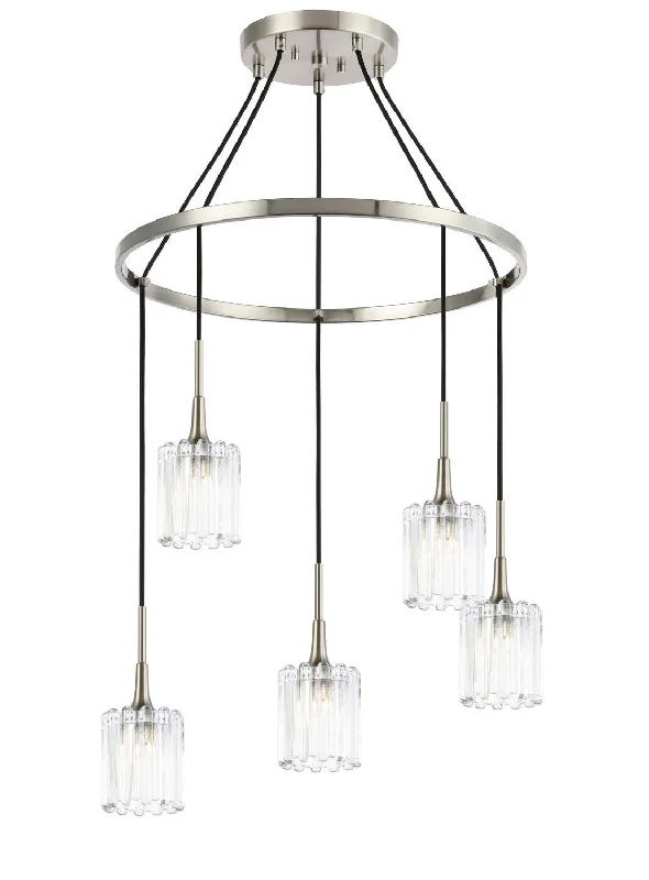 Large Chandeliers for Grand Halls and FoyersLarge Chandeliers for Grand Halls and FoyersWoodbridge Regent Park 21128STN-C10490 Chandelier Light - Nickel/ Nickel