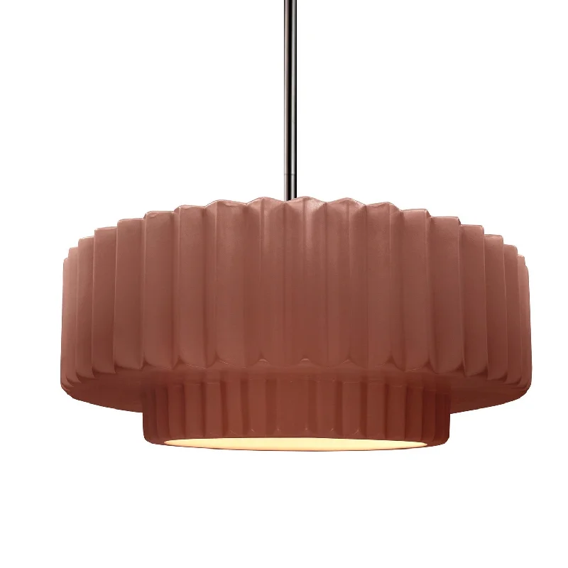 Mediterranean - Style Ceiling Lights with Terra - Cotta and Ceramic DetailsMediterranean - Style Ceiling Lights with Terra - Cotta and Ceramic DetailsRadiance One Light Pendant