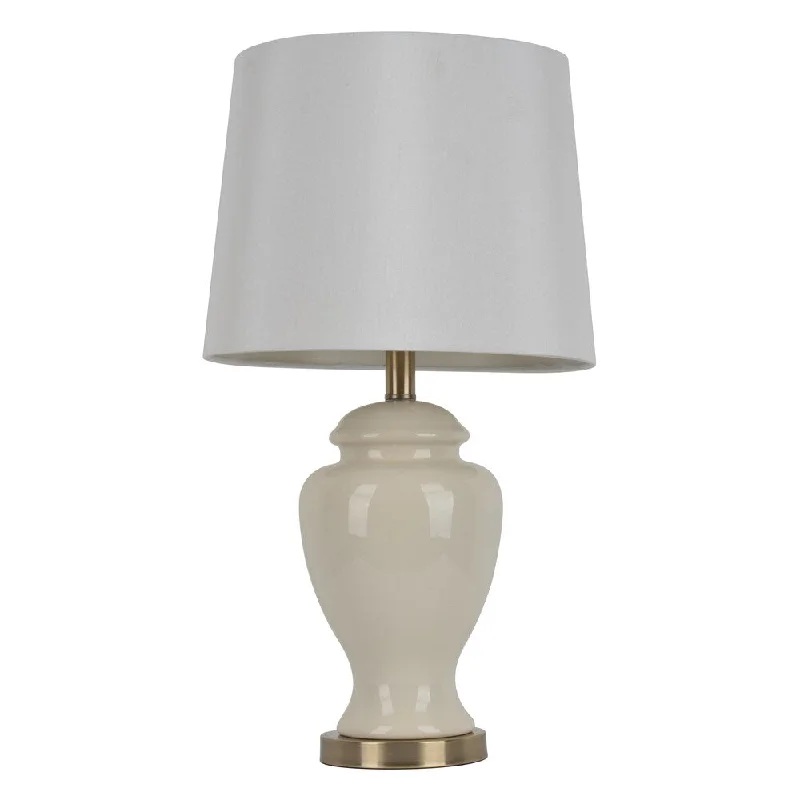 modern minimalist table lamps for contemporary living roomsmodern minimalist table lamps for contemporary living roomsCopper Grove Hersey 24-inch Cream Ceramic Table Lamp