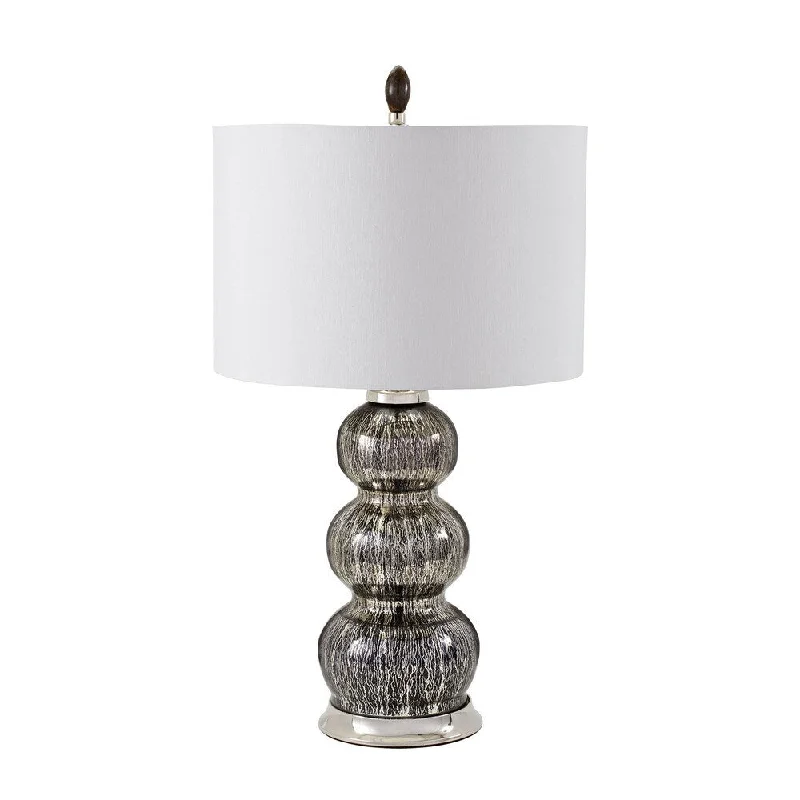bohemian table lamps with colorful patterns for eclectic bedroomsbohemian table lamps with colorful patterns for eclectic bedroomsDimond Black Mercury Gourd Pure White Shade Table Lamp
