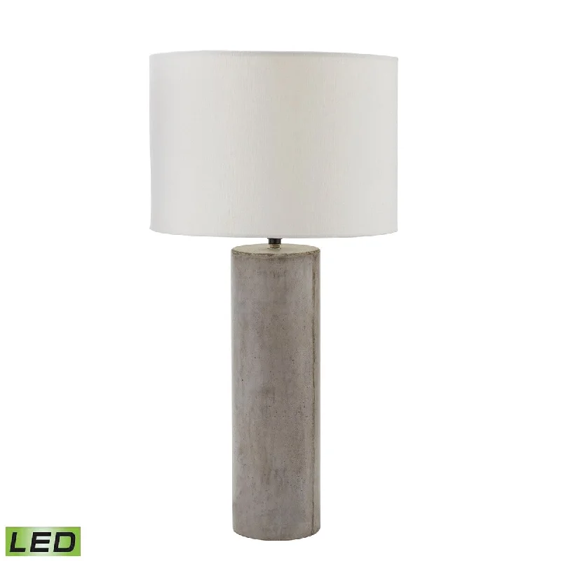 industrial style table lamps with exposed bulbs for loft apartmentsindustrial style table lamps with exposed bulbs for loft apartmentsElk Home Cubix 29.1'' High 1-Light Table Lamp - Polished Concrete - Includes LED Bulb