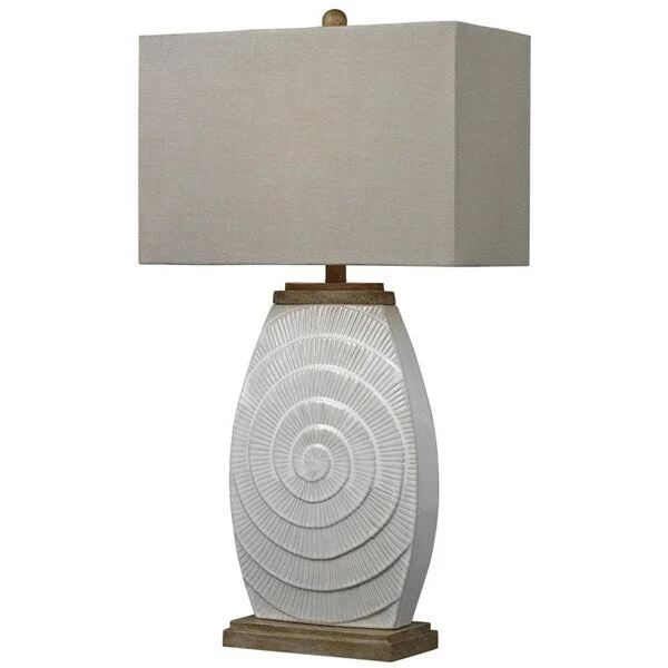 marble table lamps with a luxurious veined pattern for high end decormarble table lamps with a luxurious veined pattern for high end decorGlazed Ceramic 1-light Off-white Table Lamp