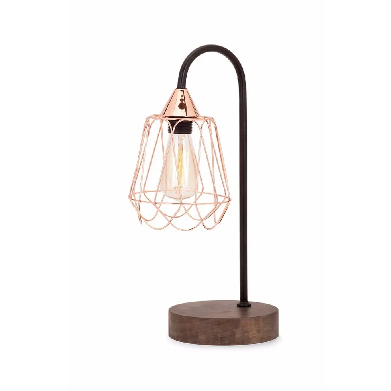 victorian style table lamps with ornate details for traditional homesvictorian style table lamps with ornate details for traditional homesTilton Copper and Wood Table Lamp