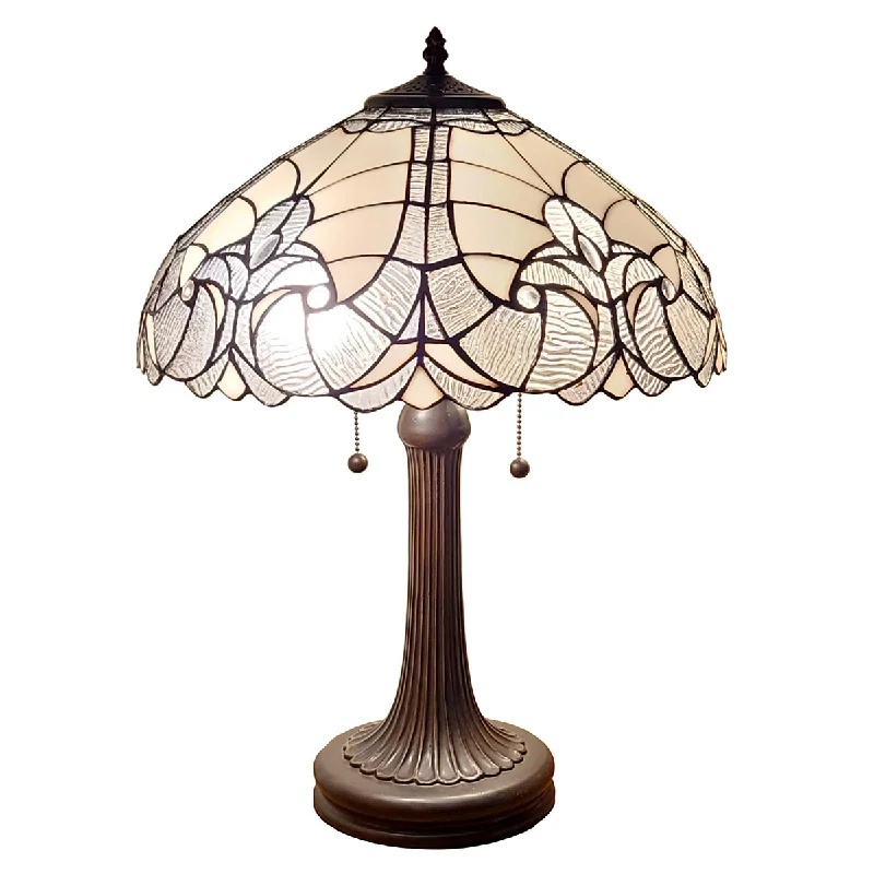 marble table lamps with a luxurious veined pattern for high end decormarble table lamps with a luxurious veined pattern for high end decor23" Stained Glass Two Light Vintage Antique Accent Table Lamp