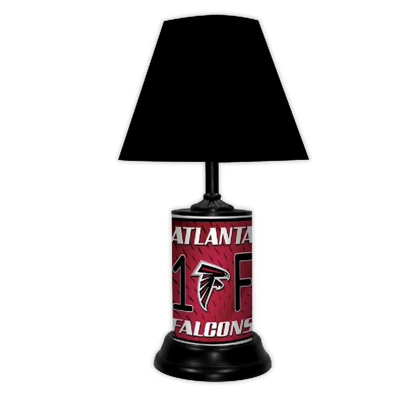 wooden table lamps with natural grain for a warm and organic feelwooden table lamps with natural grain for a warm and organic feelNFL 18-inch Desk/Table Lamp with Shade, #1 Fan with Team Logo, Atlanta Falcons - 18x10x10